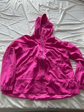 lululemon athletica Bright Pink “pack it up” Hooded Zip-Up Jacket
